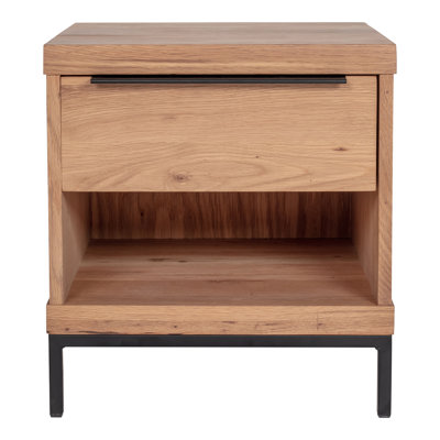 Dolan 1 - Drawer Solid Wood Nightstand