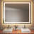 Frameless LED Light Anti-Fog Wall Bathroom Vanity Mirror with Backlit & Frontlit-101644914