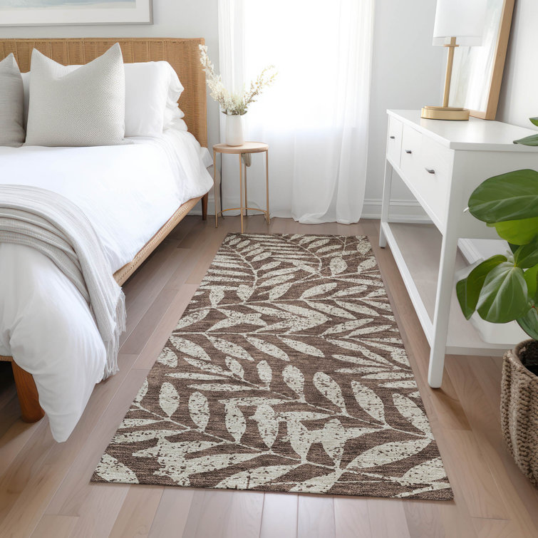Maliana Washable Floral Indoor / Outdoor Rug