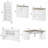 Huckins 4 Piece Computer Desk Office Set-267148467