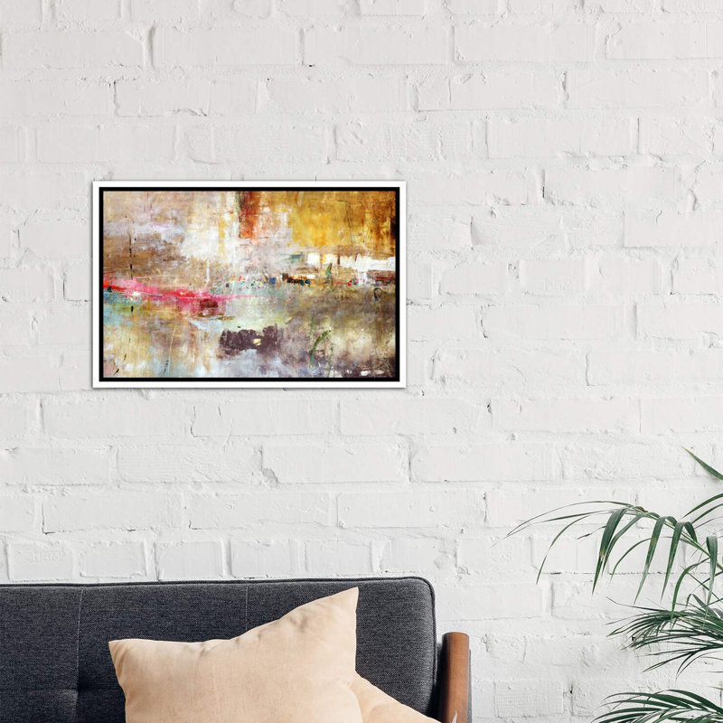 « rain clouds » par julien spencer-reproduction d’art, H 40 po x l 60 po x P 1,5 po, Toile blanche encadrée