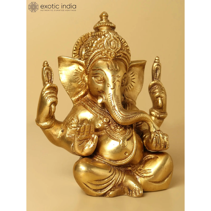 Lord Ganesha à Ashirwad Mudra