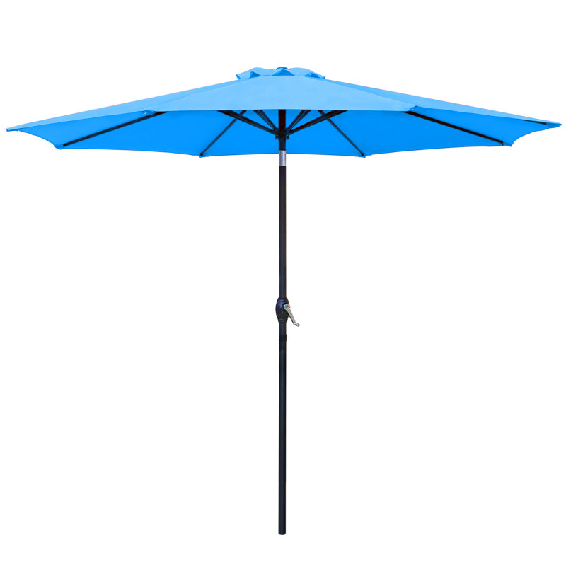 Parasol de marché 9 pi Juri, Bleu clair