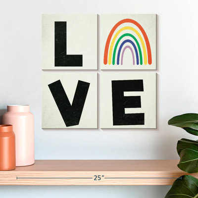 Tergel Love Rainbow Typographie