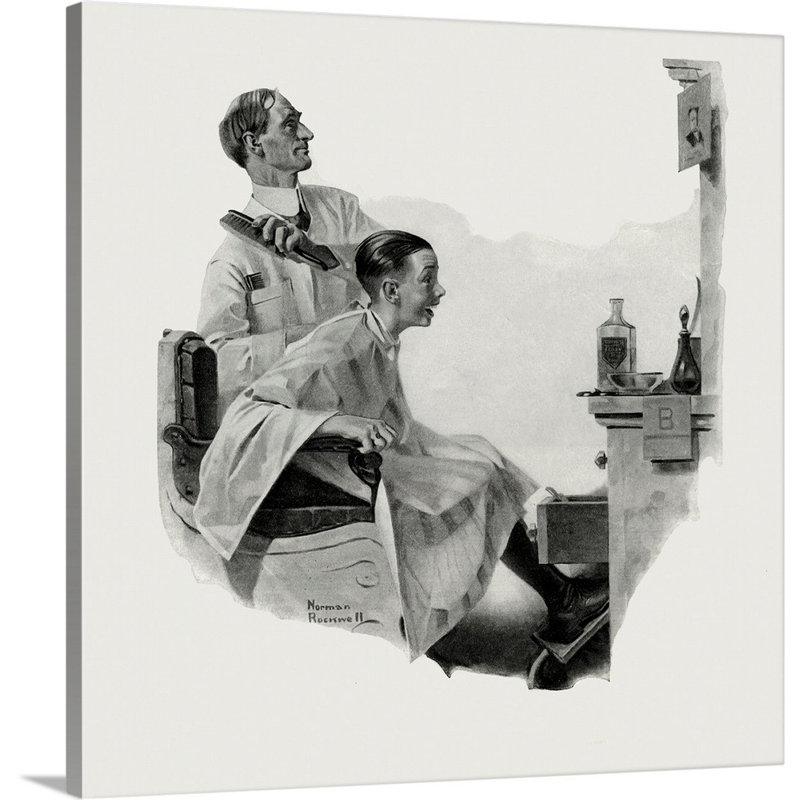 Art mural sur toile Norman Rockwell, Toile tendue, H 20 po x l 20 po x P 1,25 po
