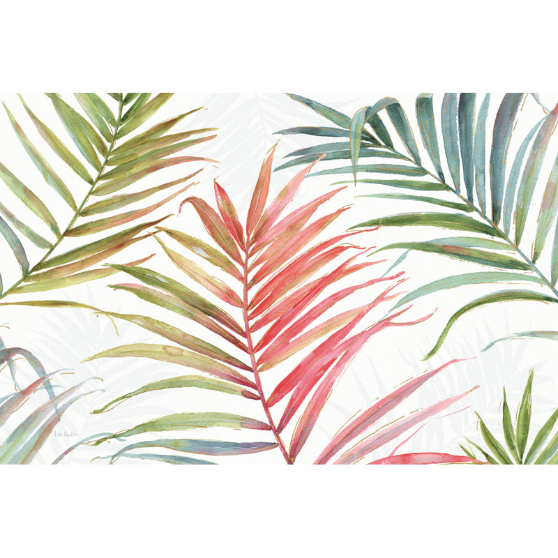 Rosé tropical IV, H 12 po x l 18 po x P 1,25 po