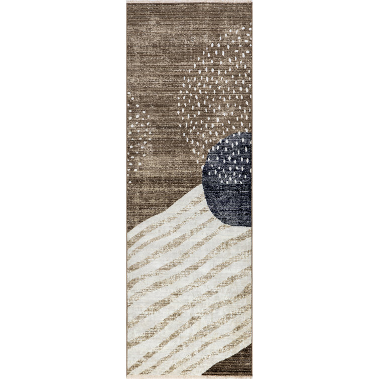 Manaslu Sunrise Fringed Area Rug