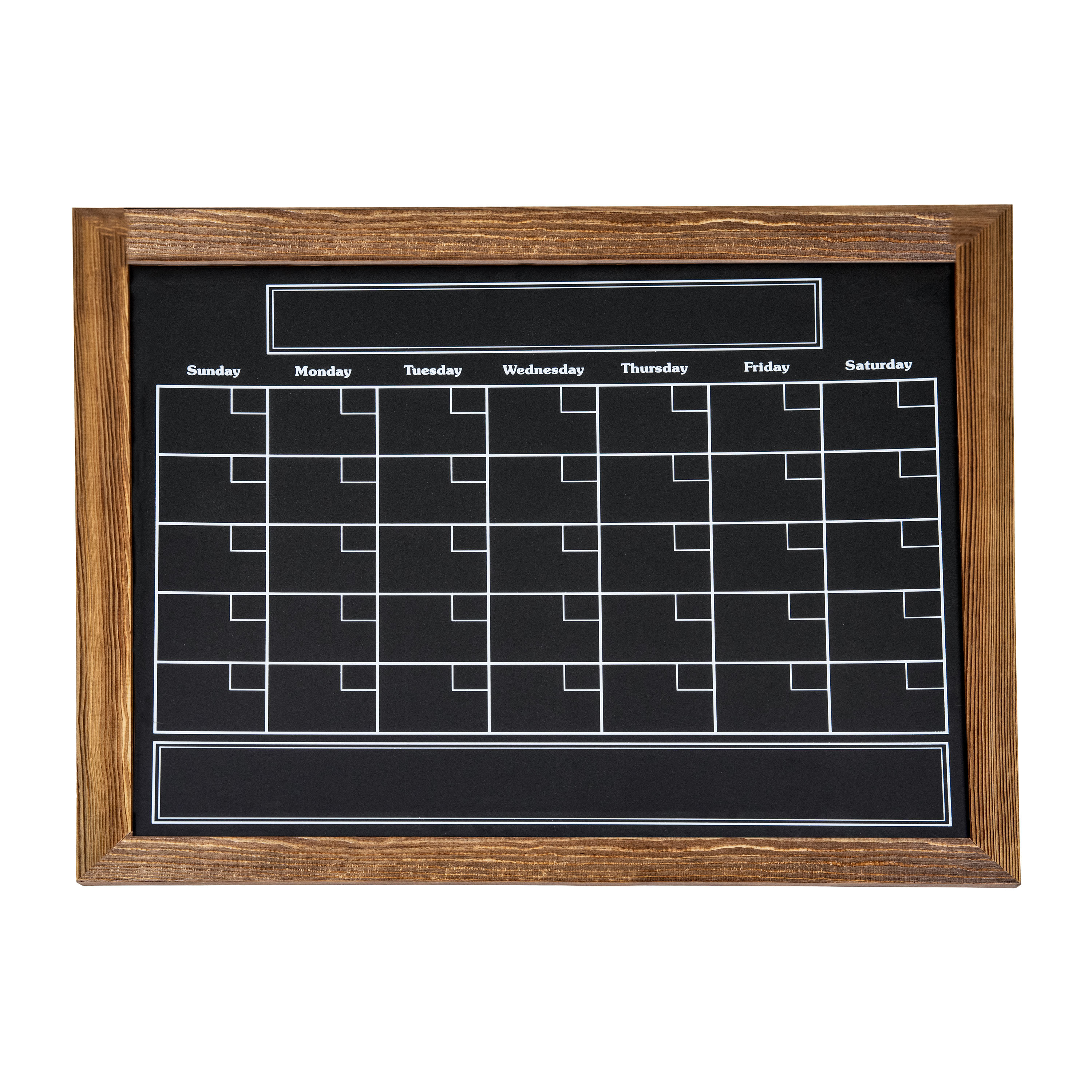 Inbox Zero Chalkboard Calendar For Wall With Chalk And Eraser