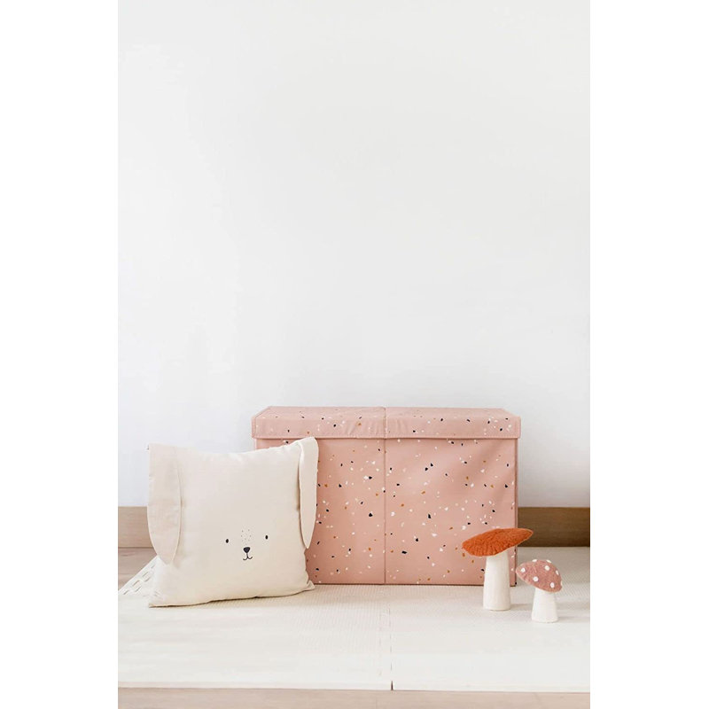 Clay Terrazzo Extra Large Recycled Fabric Toy Chest