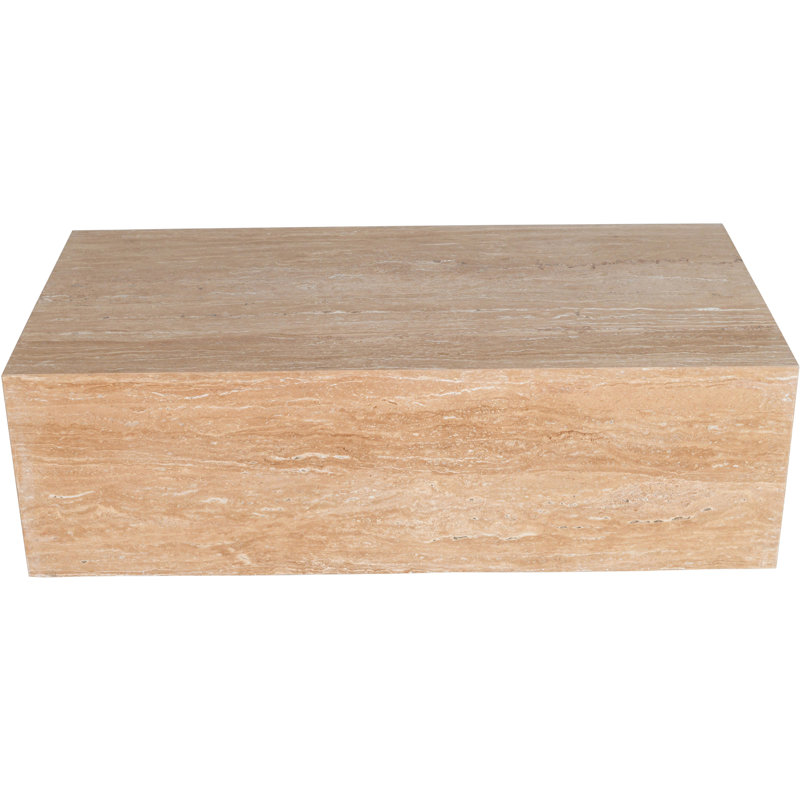 Table basse Penn, Travertin