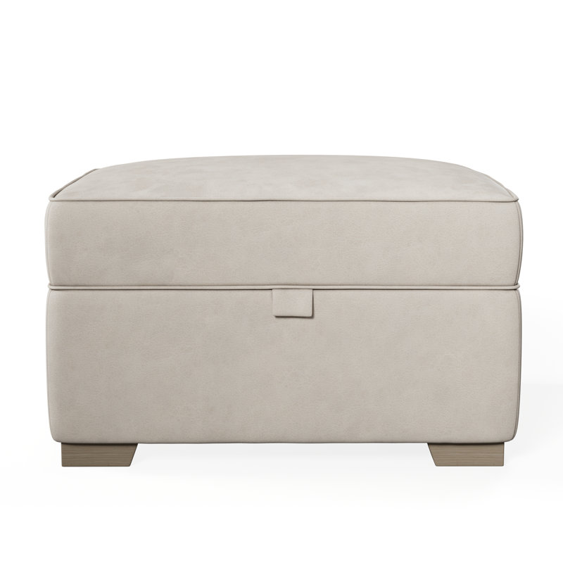 Bablu 62 Wide Ottoman, Mink