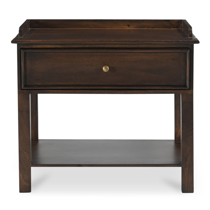 Table de chevet Vianna - brun foncé