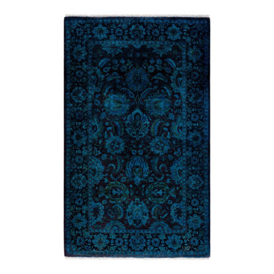 Fine Vibrance One-of-a-Kind 3' 2" X 5' 2" Hand Knotted Area Rug