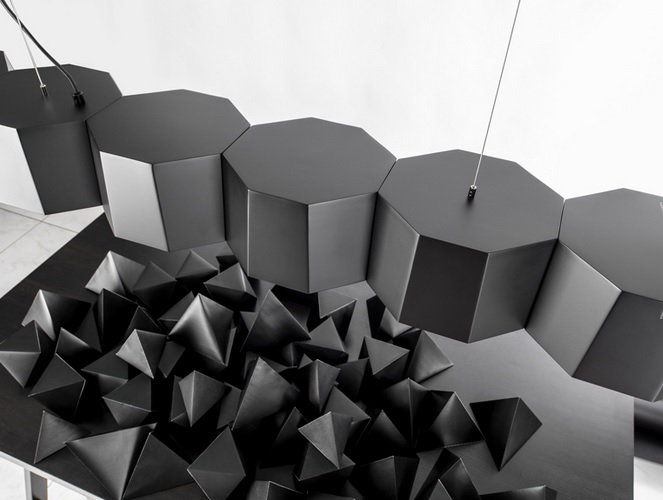 Zhe 6 - Light Pendant, Matt Black