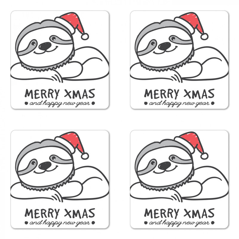 Square 4 Piece Coaster Set