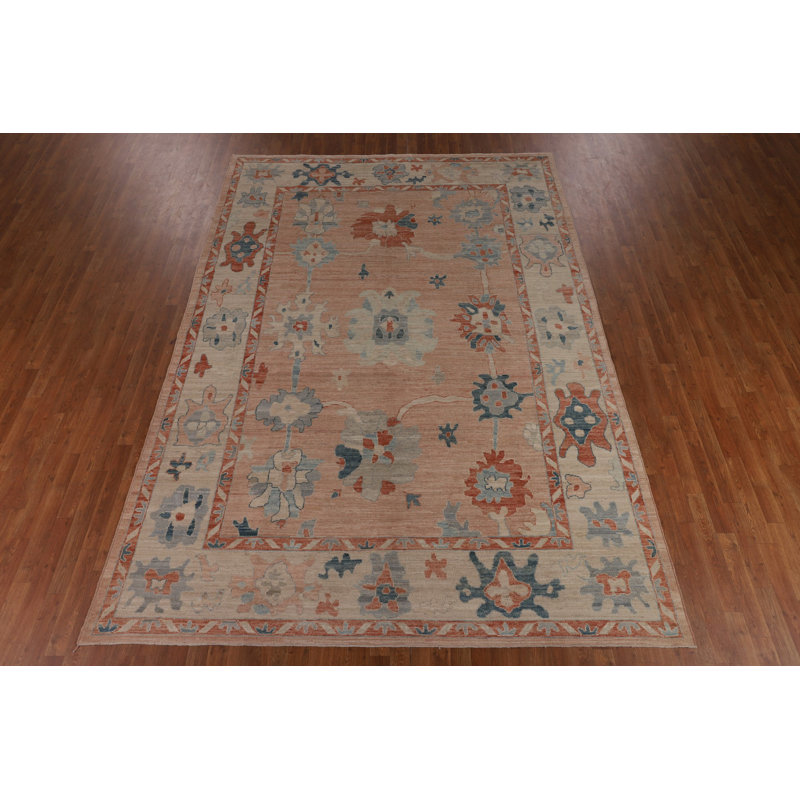 Vegetable Dye Oushak Turkish Area Rug