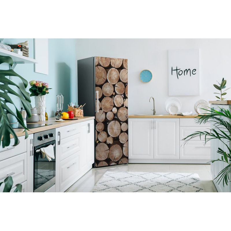 Plants & Flowers Door Decal, 80.7" H x 23.6" W