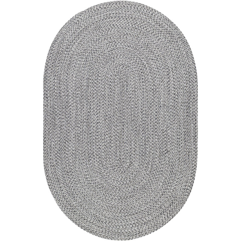 Leroux Machine Woven Area Rug, Oval 5' x 7'6"