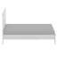  Cadre de lit double en bois massif blanc Brighton - Double, blanc