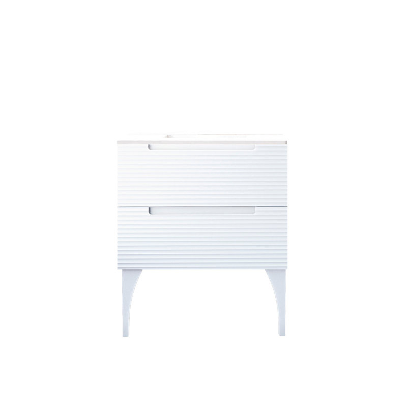 Ensemble de meuble-lavabo simple 32 po Ariyannah, Neige