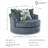 Gwenith Upholstered Swivel Accent Chair-96687522