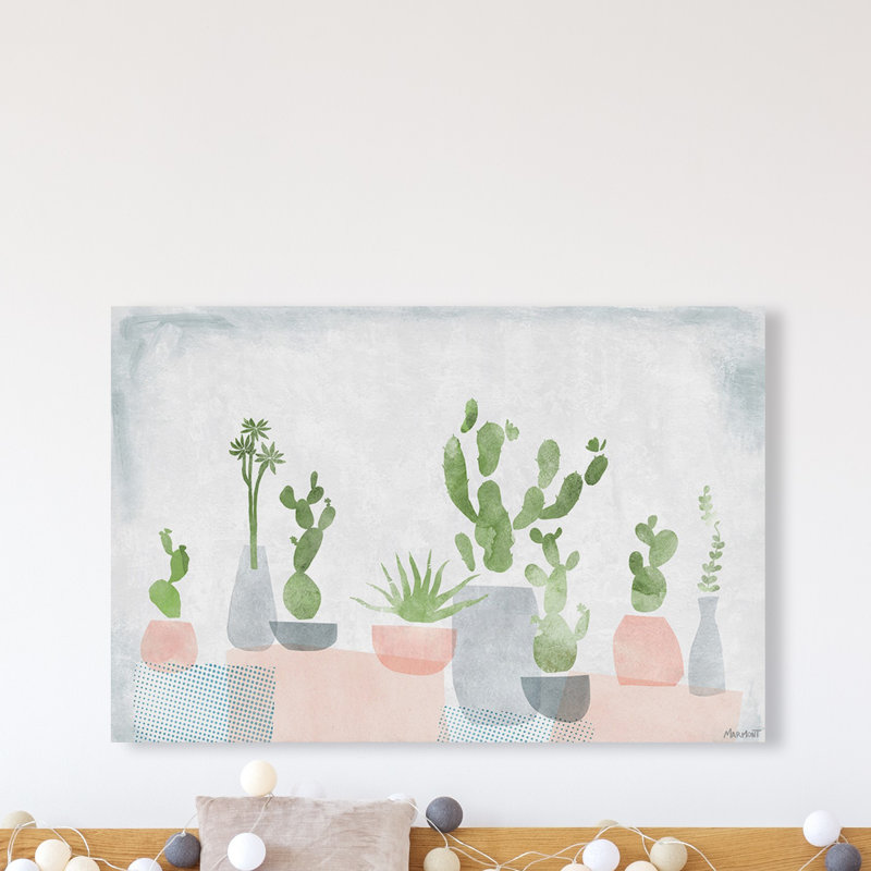 « En pot de beauté »-reproduction d’art sur toile tendue, H 24 po x l 36 po x P 1,5 po