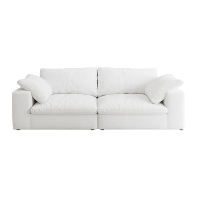 Canapé modulaire rembourré en duvet et canapés modulaires rembourrés 80 po Modern Sofamodular