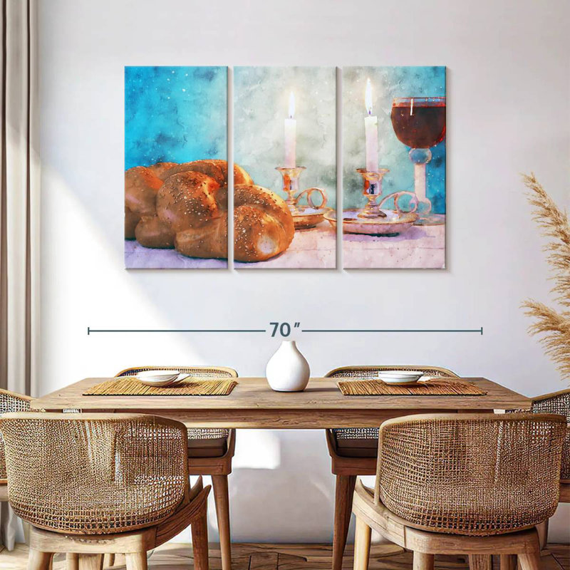 Challah et vin