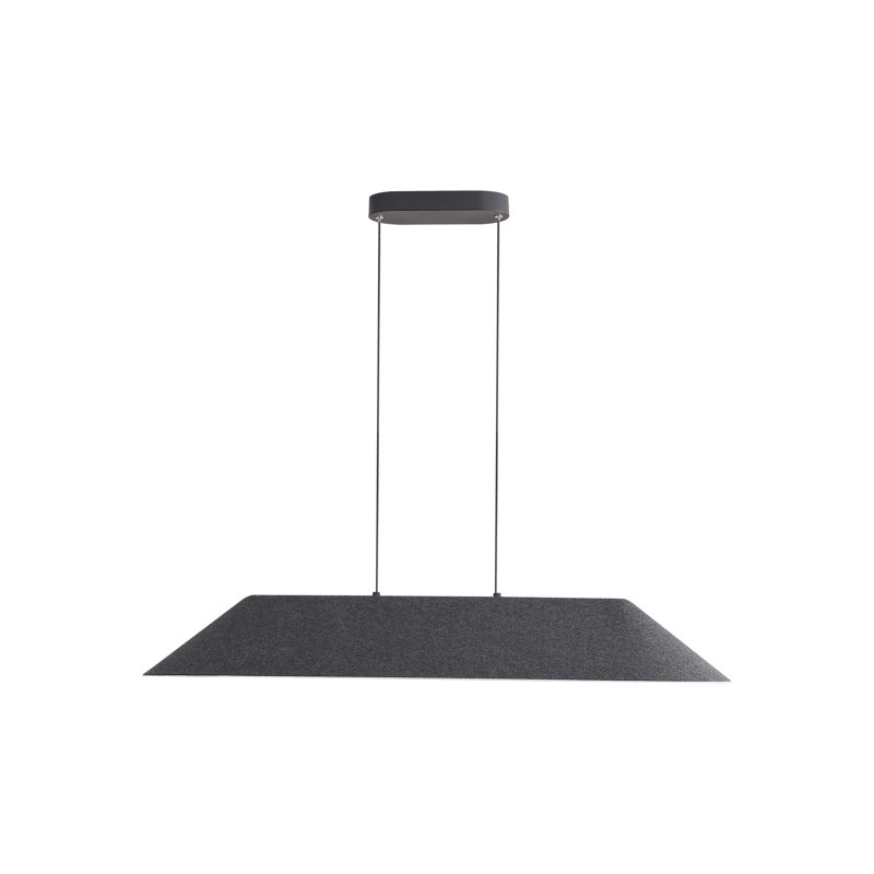 Luminaire suspendu linéaire à DEL 43 po Meier, Noir