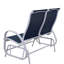 Chaise d'extérieur coulissante en métal Crudden-1923470694
