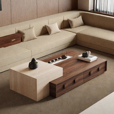 Table basse au design rétro et unique