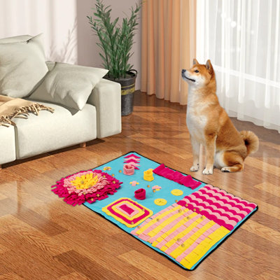 Pet Snuffle Mat Dog Feeding Mat Multicolor
