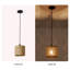 Luminaire suspendu en bois brun clair