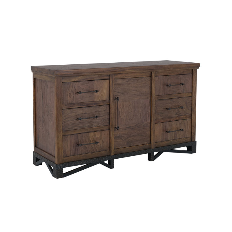 Commode 6 tiroirs, 1 porte