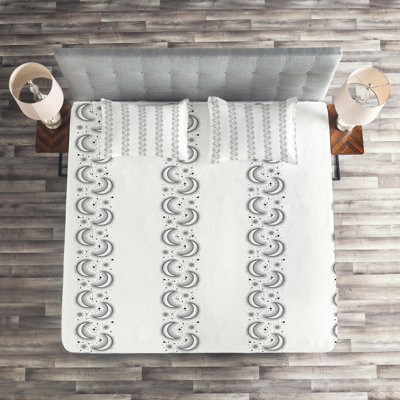 Half Moon Modern & Contemporary Coverlet