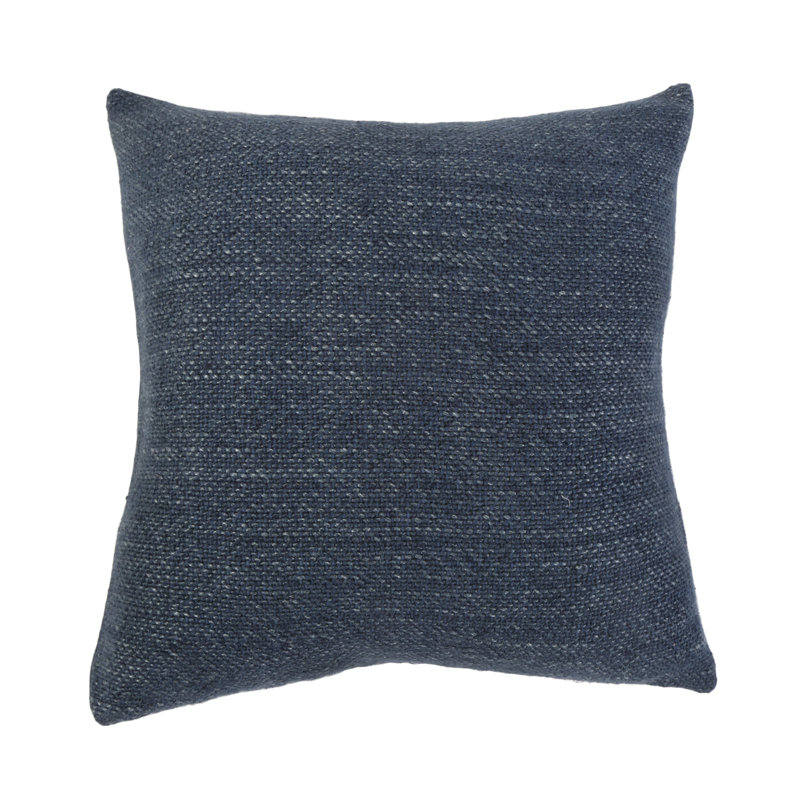 Hendrick Square Pillow Cover & Insert, Navy