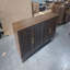 Buffet de 63 pouces avec rangement, buffet à 4 portes grillagées, armoire d'appoint multifonctionnelle pour salle à manger, salon, entrée, cuisine