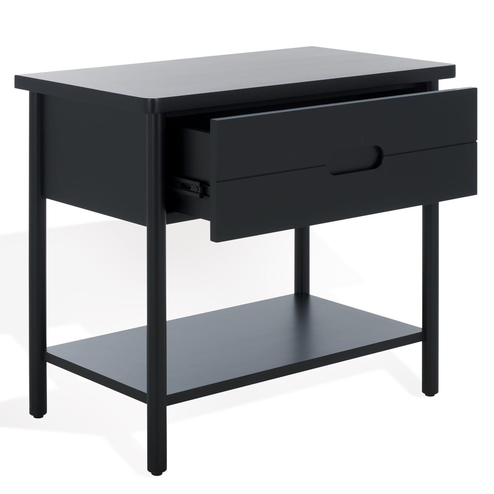 Hanaan 28'' W Nightstand, Black