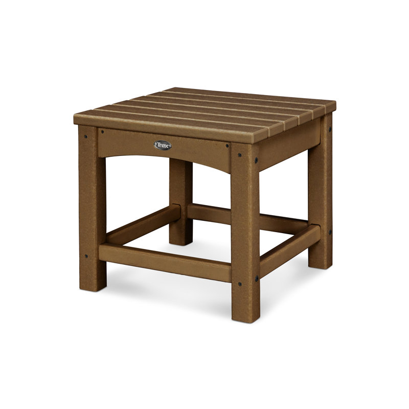 Table d'appoint POLYWOOD Rockport Club 18 po, Brun