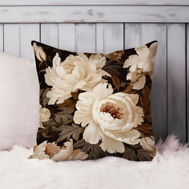 Floral Luxe Flowers Pattern I, 20"H x 20"W