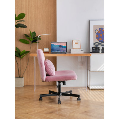Chaise de bureau moderne en lin