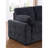 Dark Gray Chenille L-Shaped Medium-Firm 5 Sectional, Pull-Out , Storage Chaise, And Toss Pillows-1946141236-1946141238