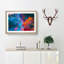 Midnight Smoke in Abstract - Picture Frame Painting Print-55739883-55739886