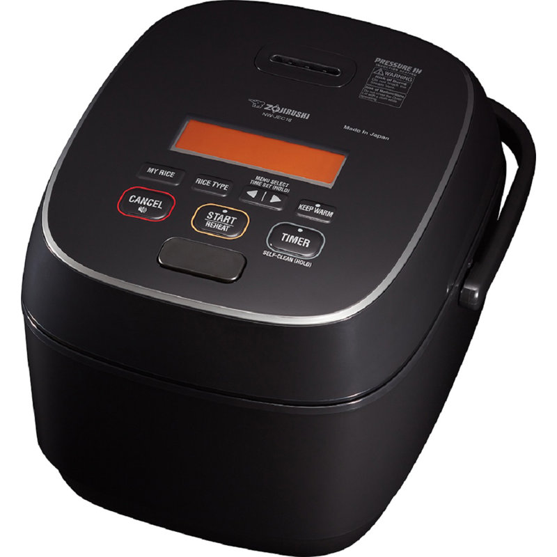 Pressure Induction Heating Rice Cooker & Warmer, 6 Cup