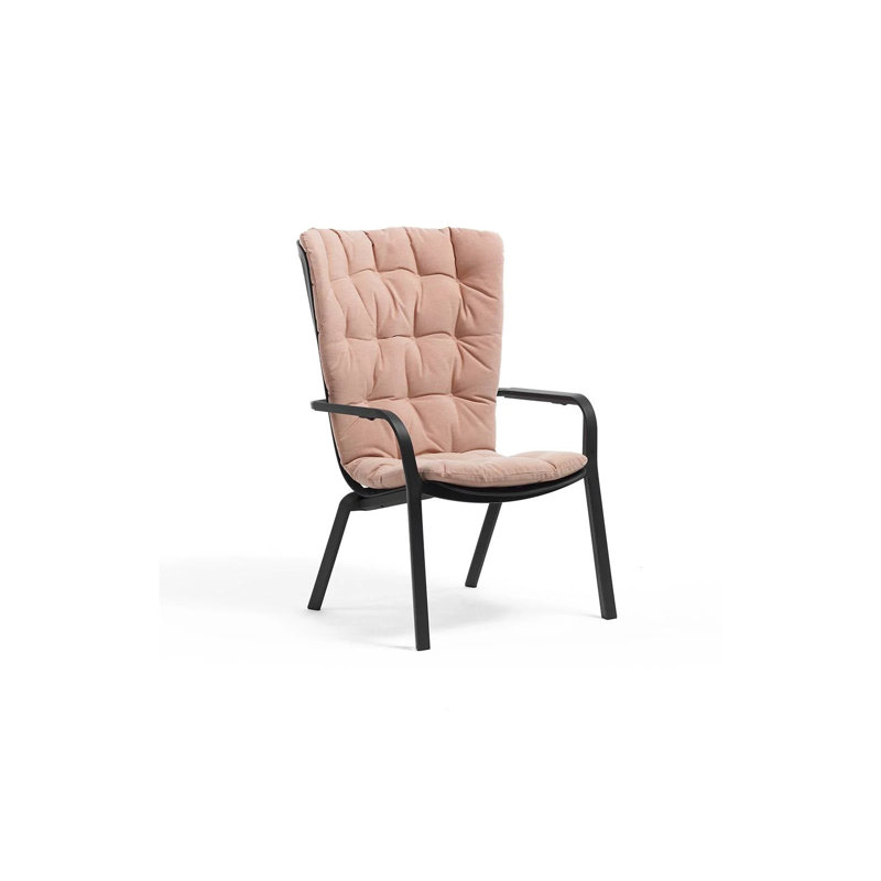 Folio Outdoor Rocker Chair, Brown, Beige