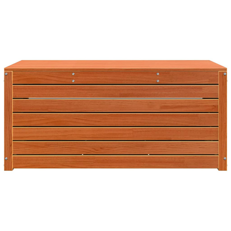 VidaXL 101cm W 0L Solid Wood Deck Box in Brown