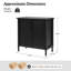 Armoire incurvée de rangement transitionnelle à 2 portes de l 32 po Lucious-2076472512