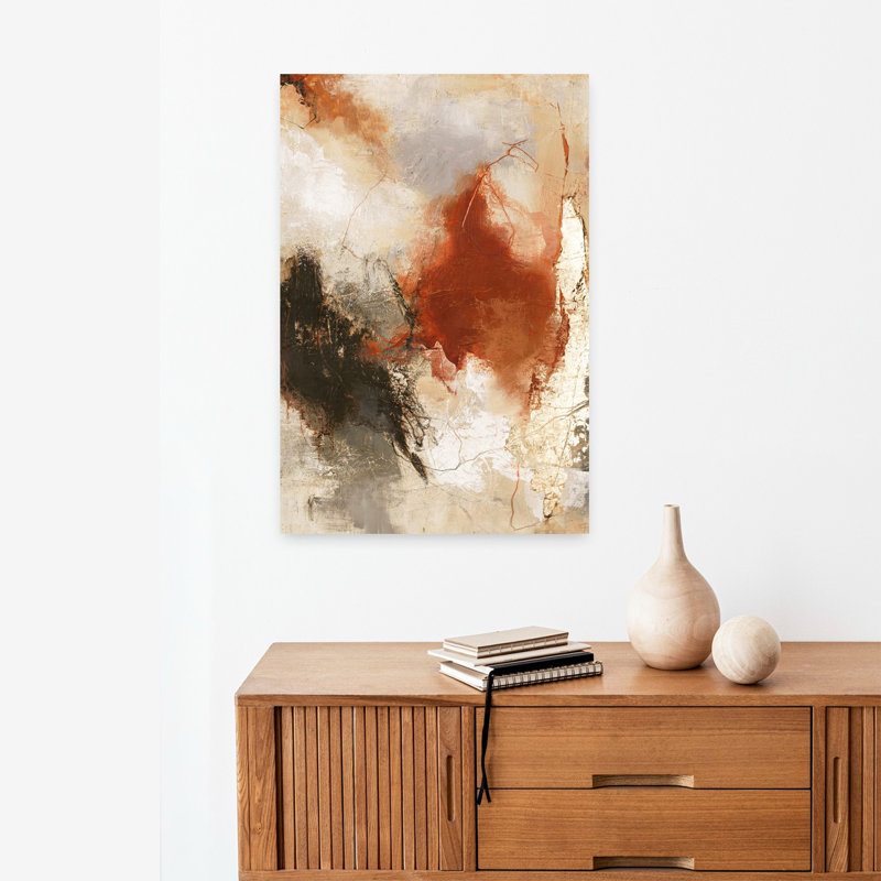 Art contemporain abstrait Cult, H 24 po x l 16 po