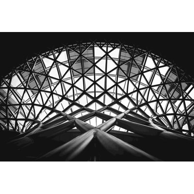 Noir et gris 2 - Photographie sur toile tendue