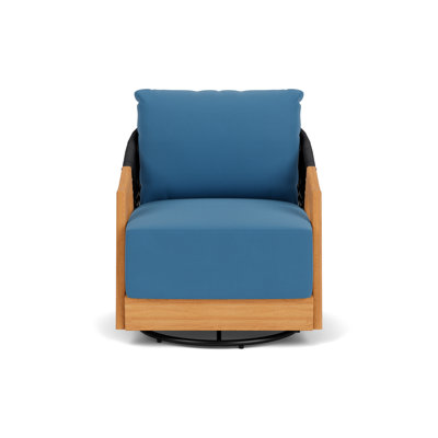 Alpine Outdoor Teak Swivel Armchair